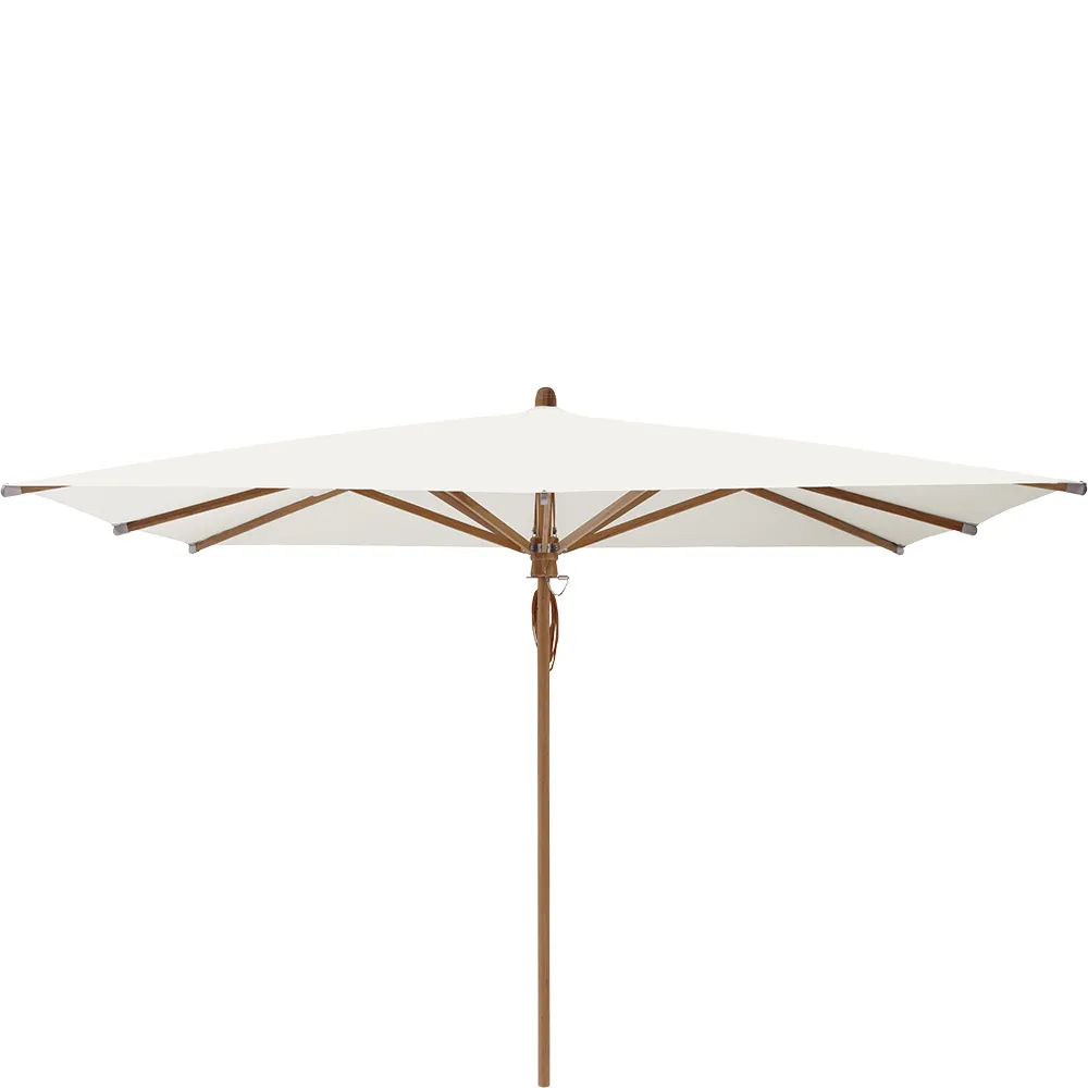 Glatz Teakwood parasoll 330×330 cm Kat.4 404 White