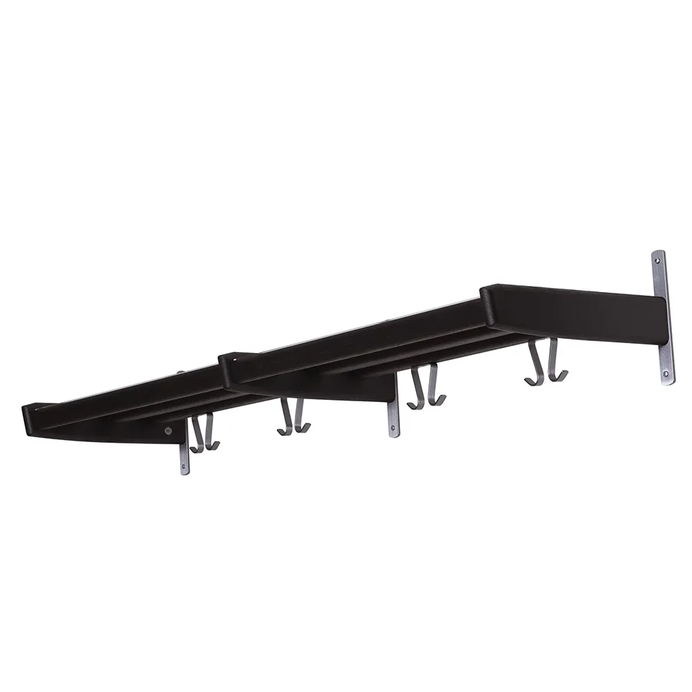 Oscarssons Möbel, Meja hattehylde 115 cm Sortbejdset eg