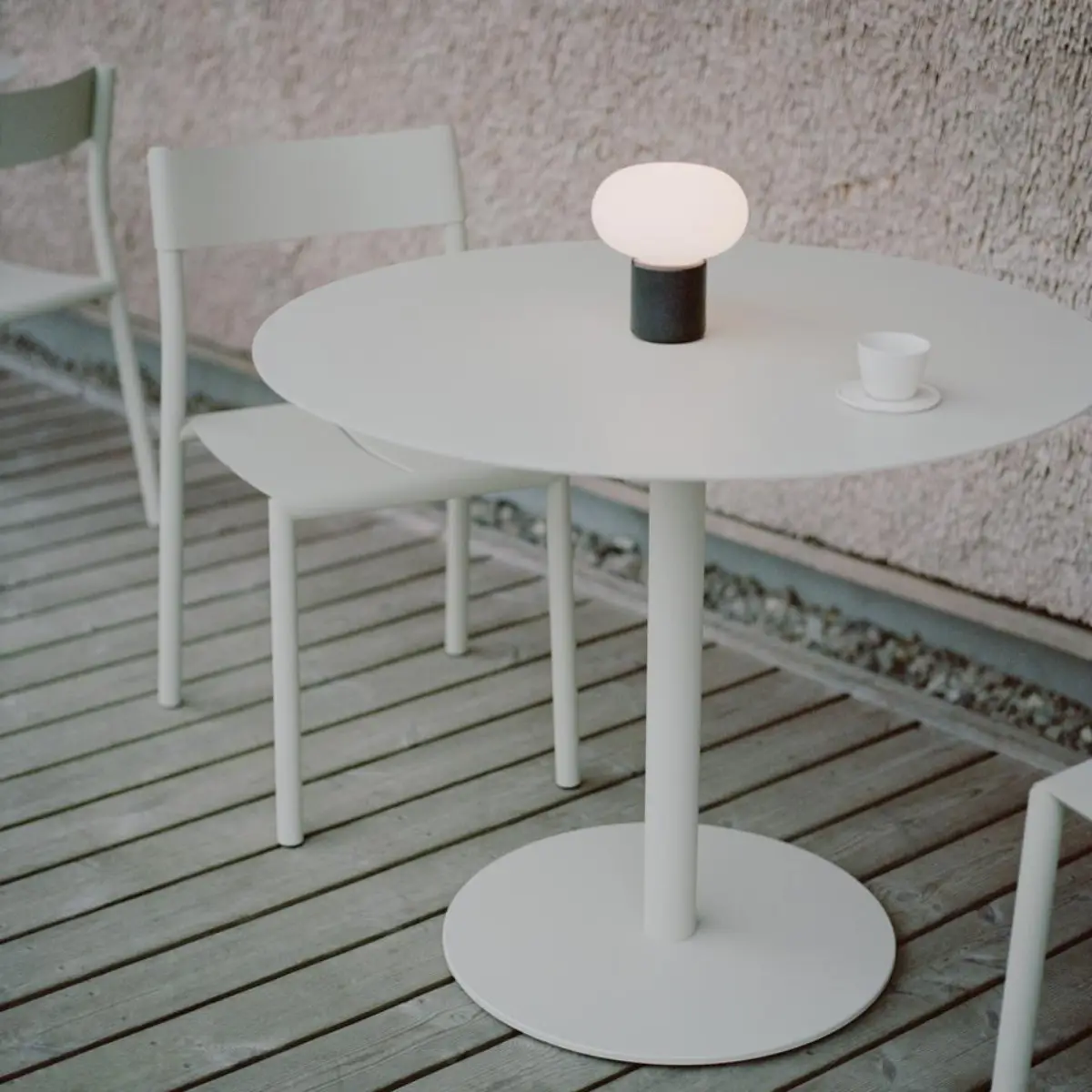 May Bistrobord Ø90cm Lysgrå