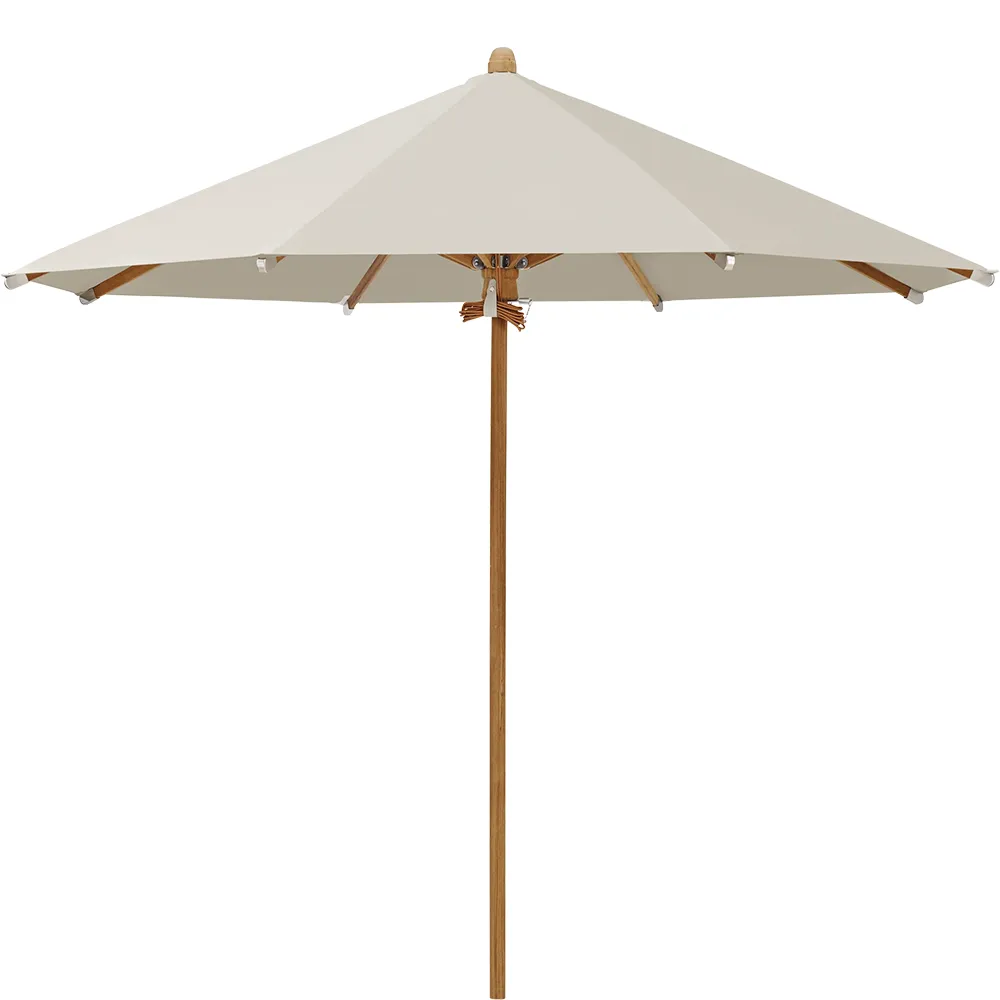Glatz Teakwood parasol 350 cm Kat.5 527 Urban Chrome