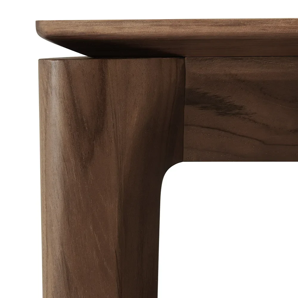 Bok Spisebord 95x220 cm Brunlakeret teak