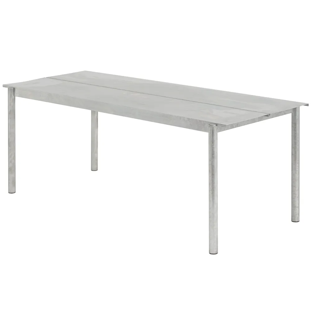 Muuto, Linear Steel Spisebord 200X75 cm Warm Galvanized Steel
