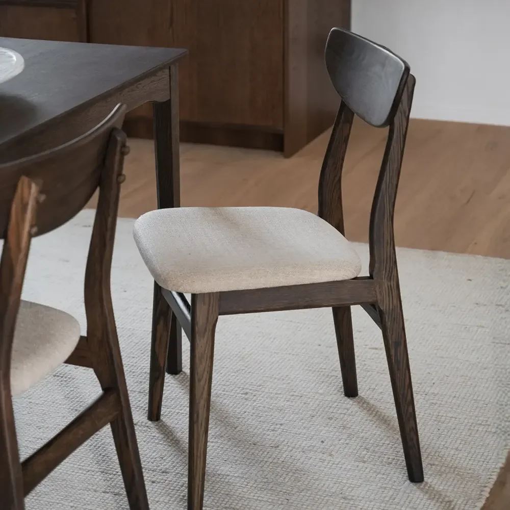 Rodham stol brun eg/beige