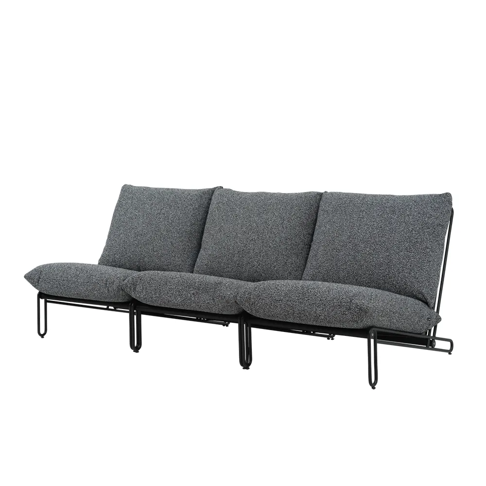 Blixt lænestol Sort / Teddy ant