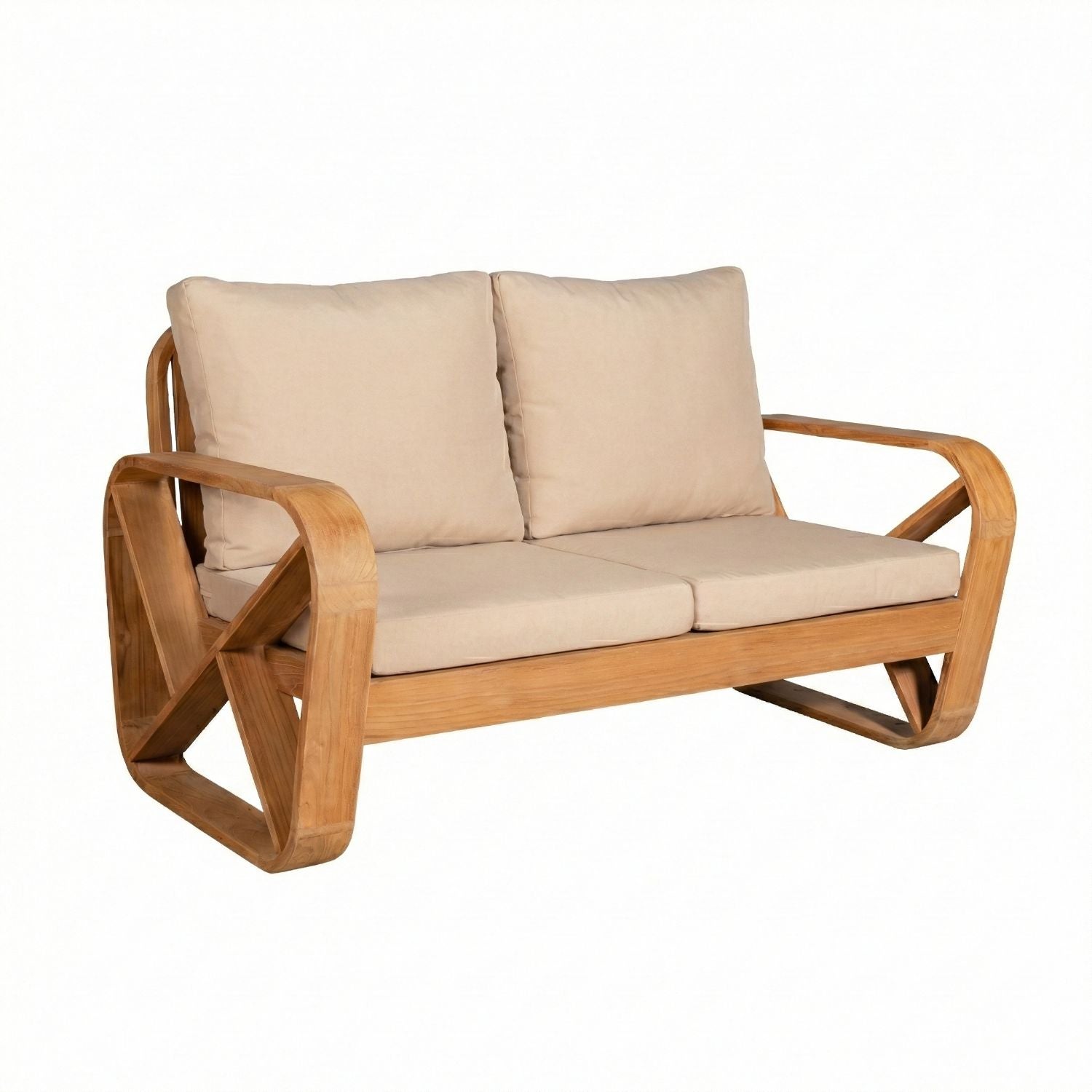 Bålamöllan 2-sæder loungesofa inkl. hynder beige