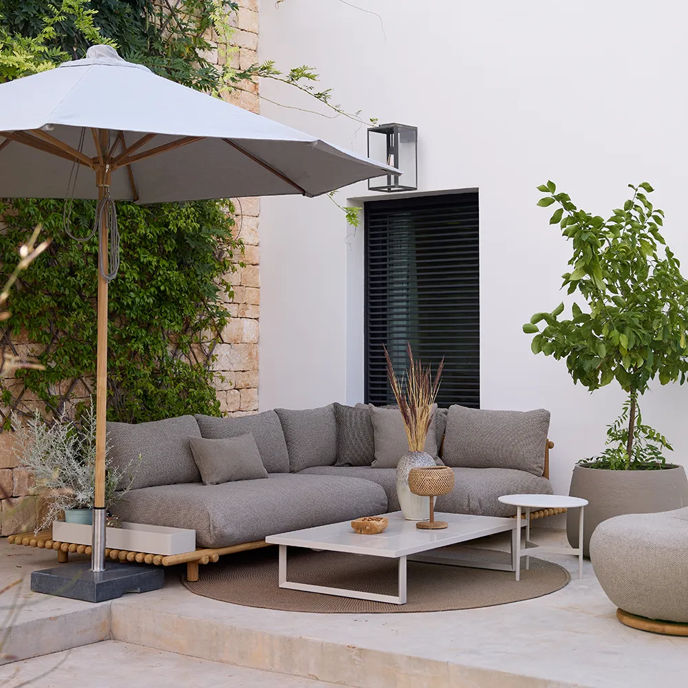 Sofabord i glasur 120x70 cm