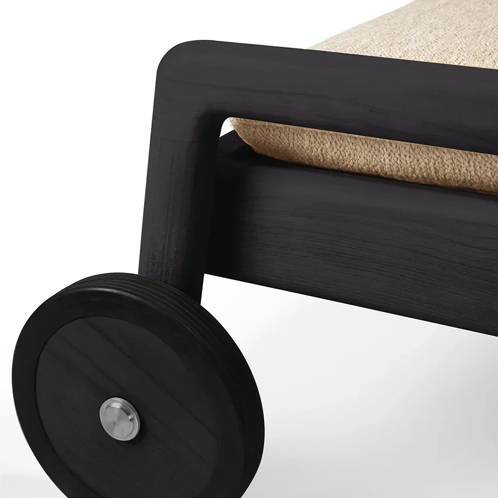 Jack Solseng Black/Natural Tynd pude