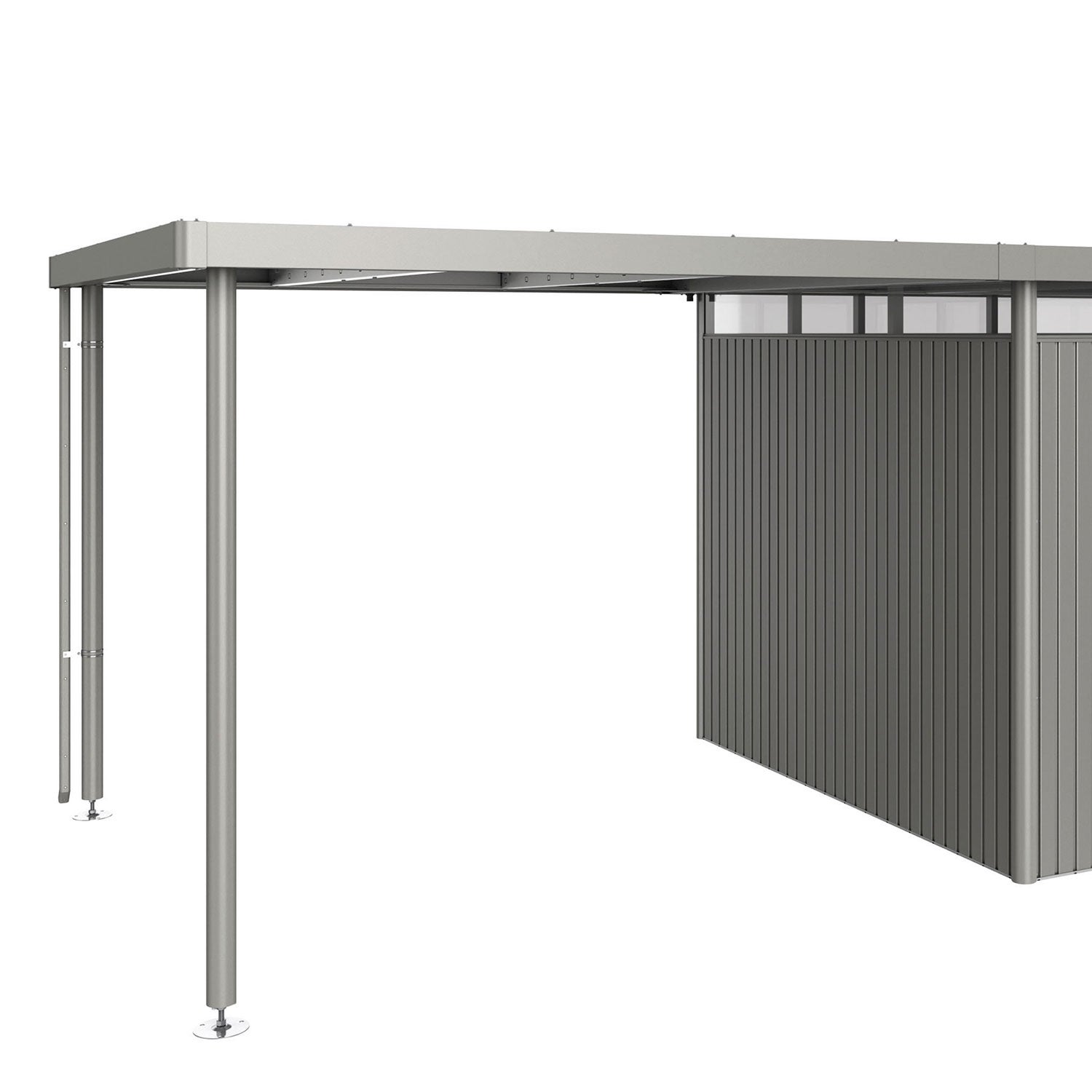 Highline side taghave skur størrelse h4 metallisk kvartsgrå