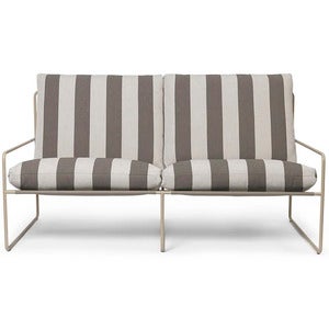 Desert 2-personers sofa Stripe Cashmere/Chocolate