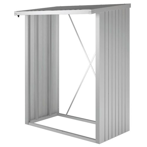 Woodstock brændelager 150 cm sølv