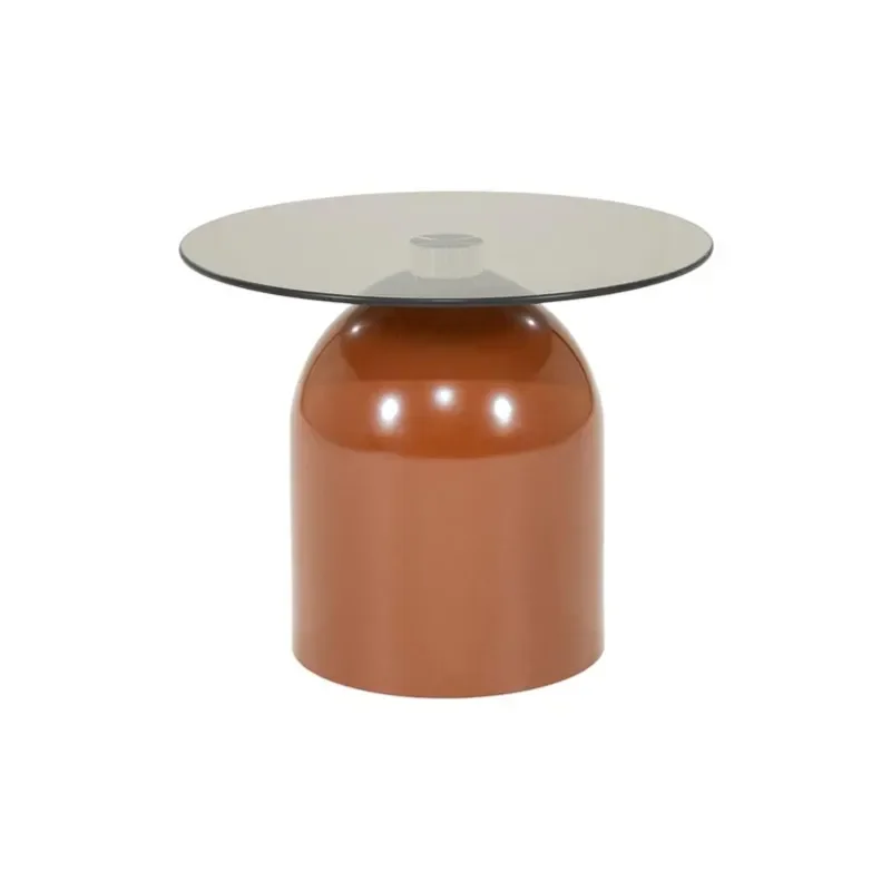 Irona small sofabord 50x50x40 cm glas brun
