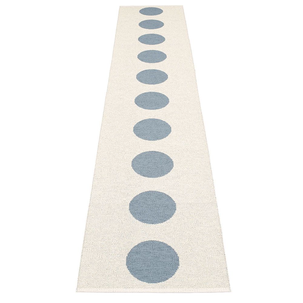 Vera tæppe 70x375 cm storm/vanilla 