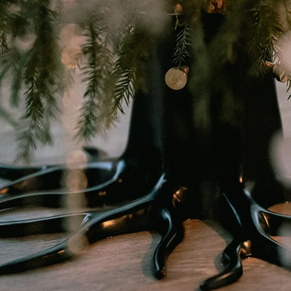 Juletræsfod Black