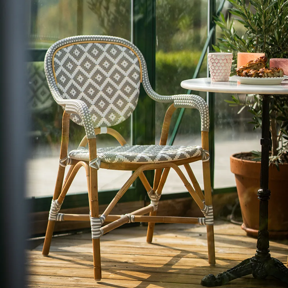 Holmenäs caféstol grå 2-pak