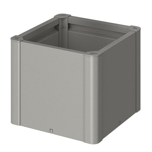 Belvedere mini-plantebed, størrelse 50, metallisk kvartsgrå