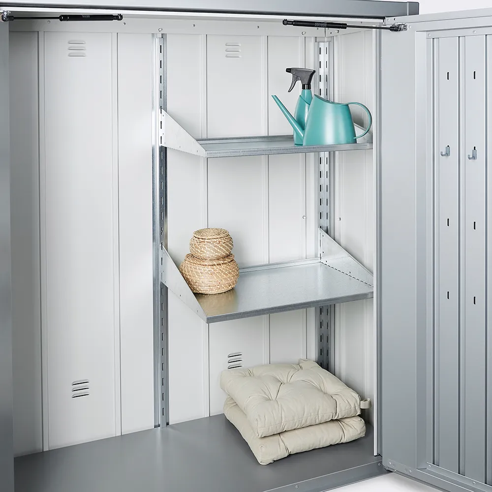 Romeo Patio cabinet M Metallic dark grey