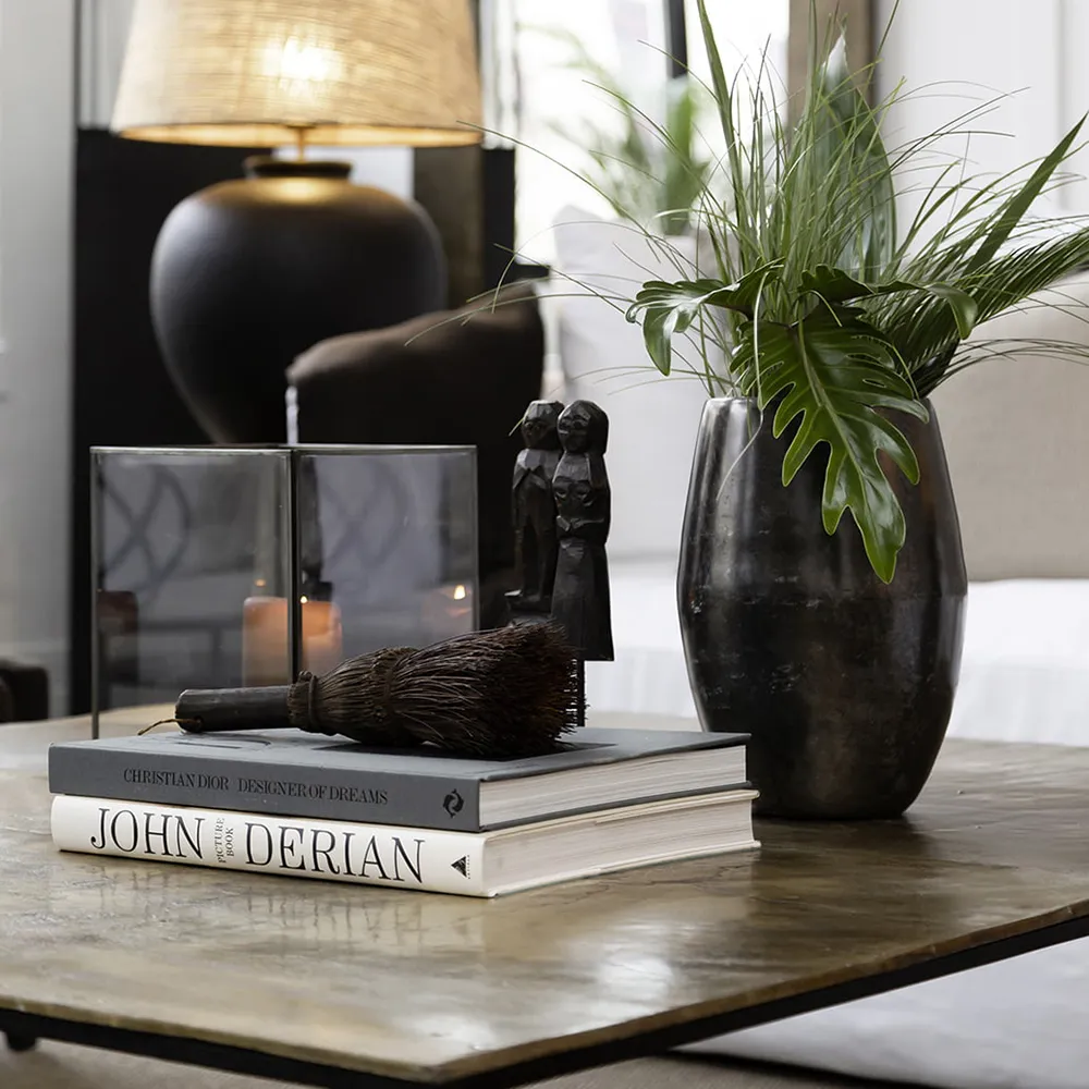 Sengebord Mille Vintage Brass Artwood