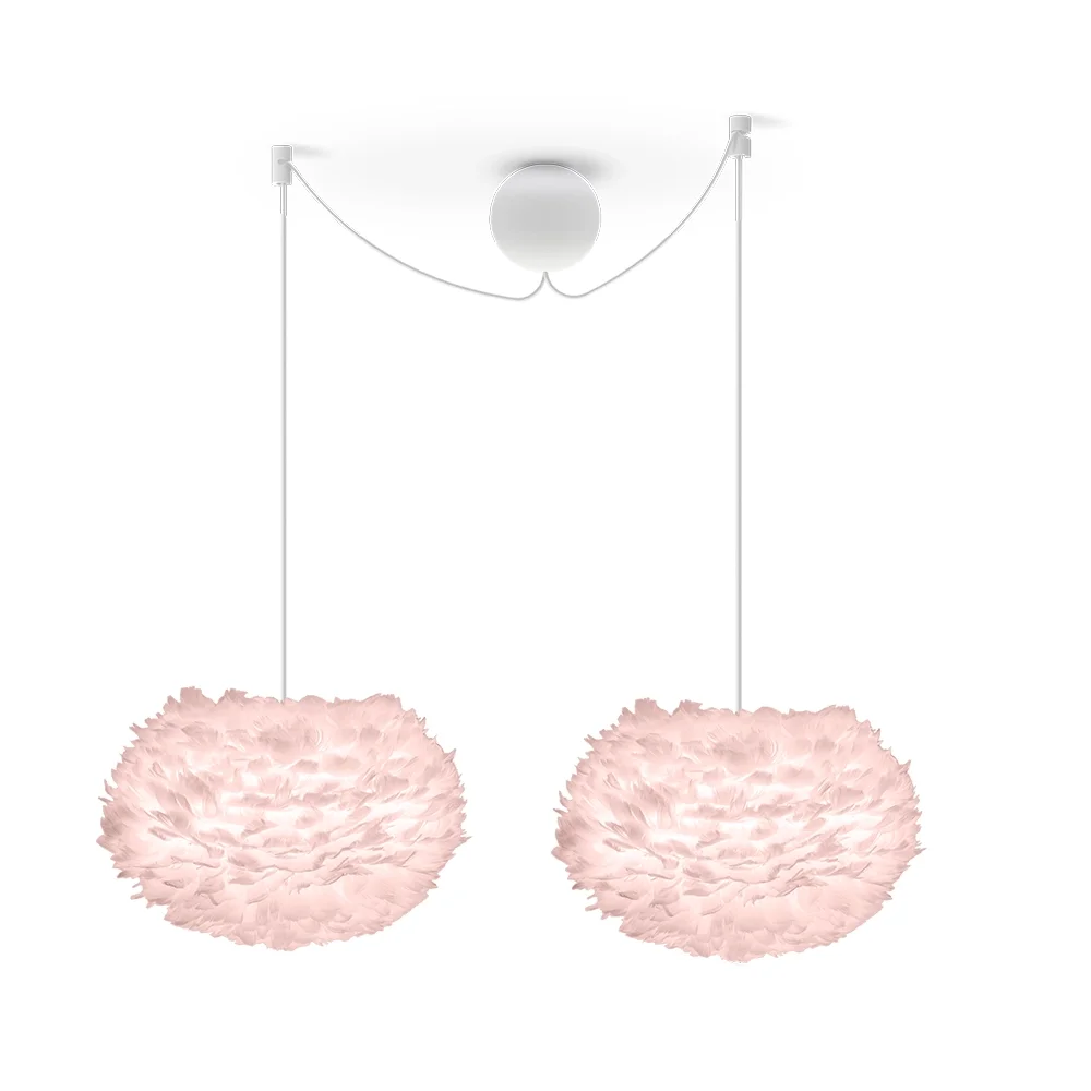 Eos Lampeskærm Medium Ø45 cm Light Rose