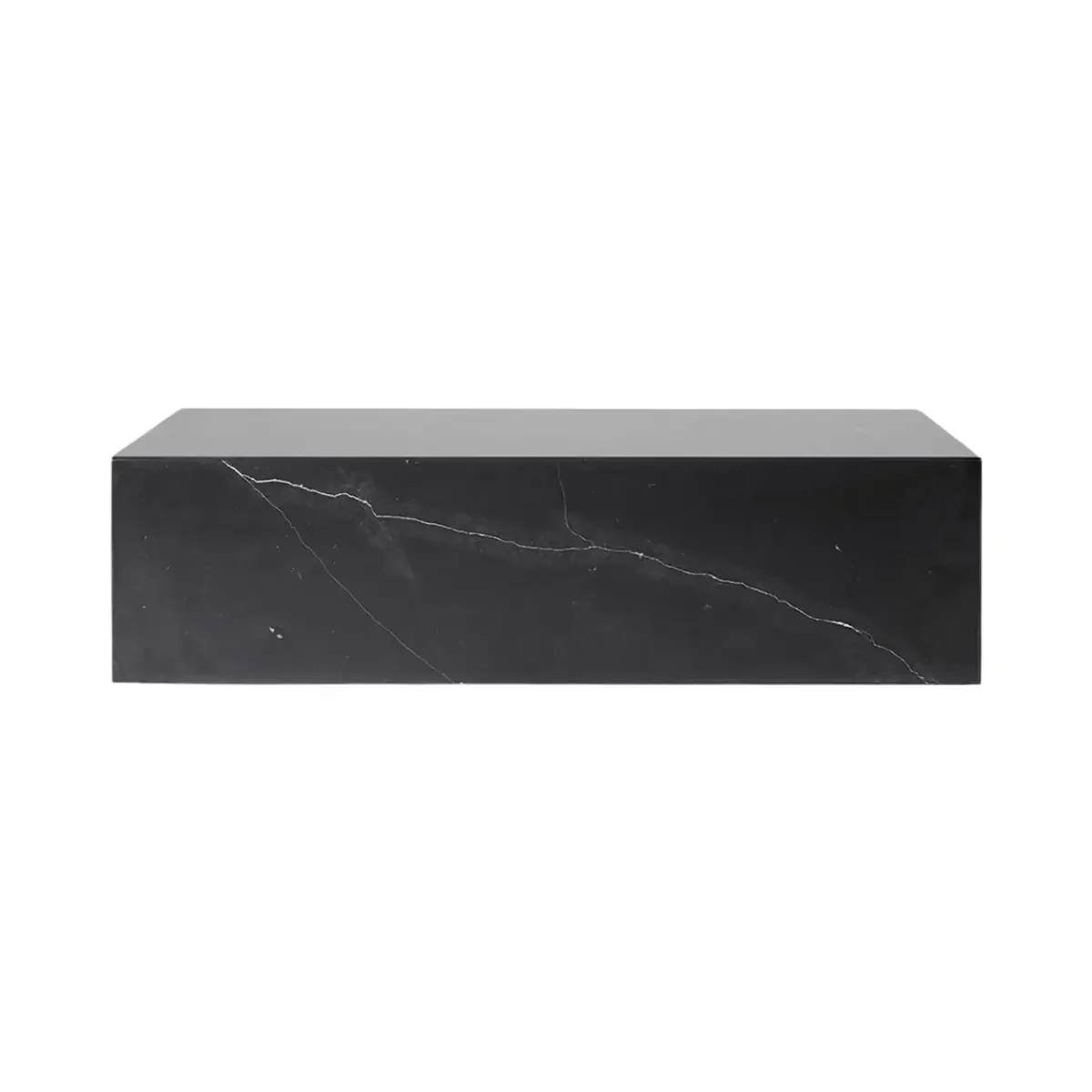 Plinth Soffbor, lav, marmor, Nero Marquina