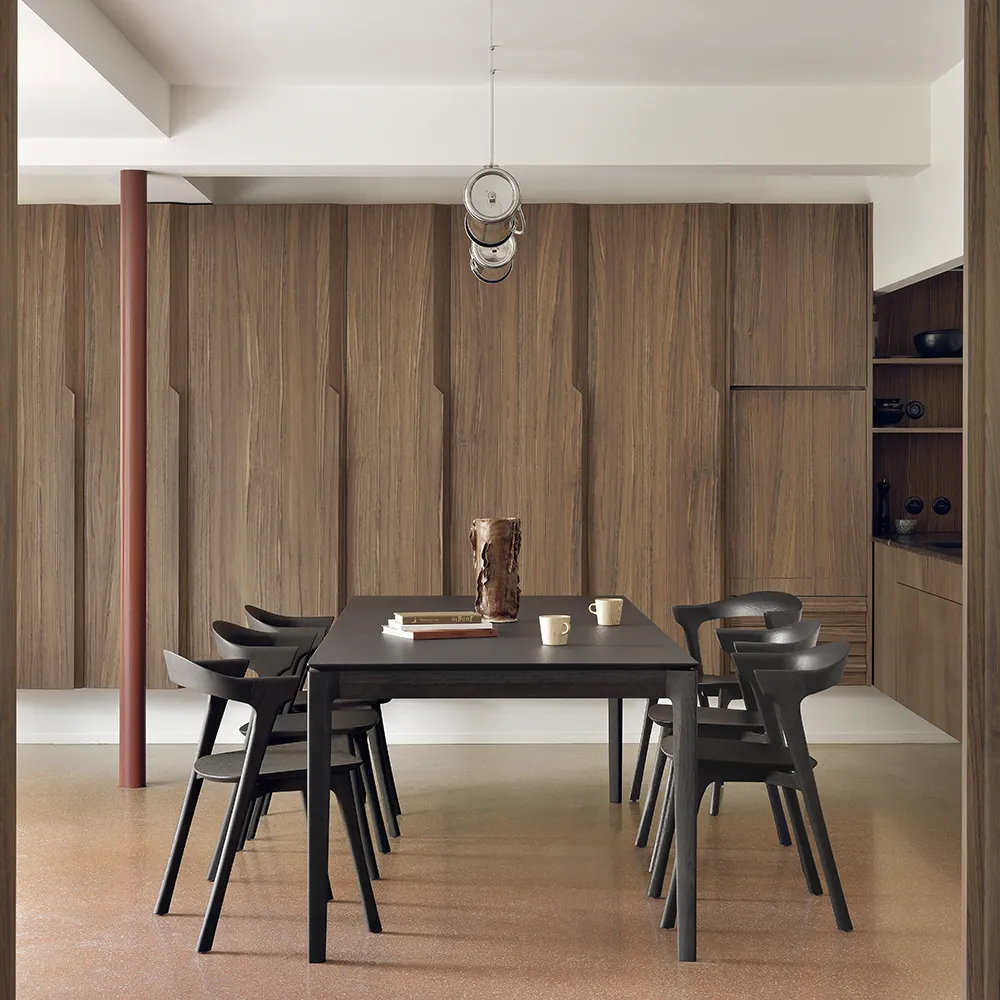 Bok Spisebord 100x240 cm brunlakeret eg