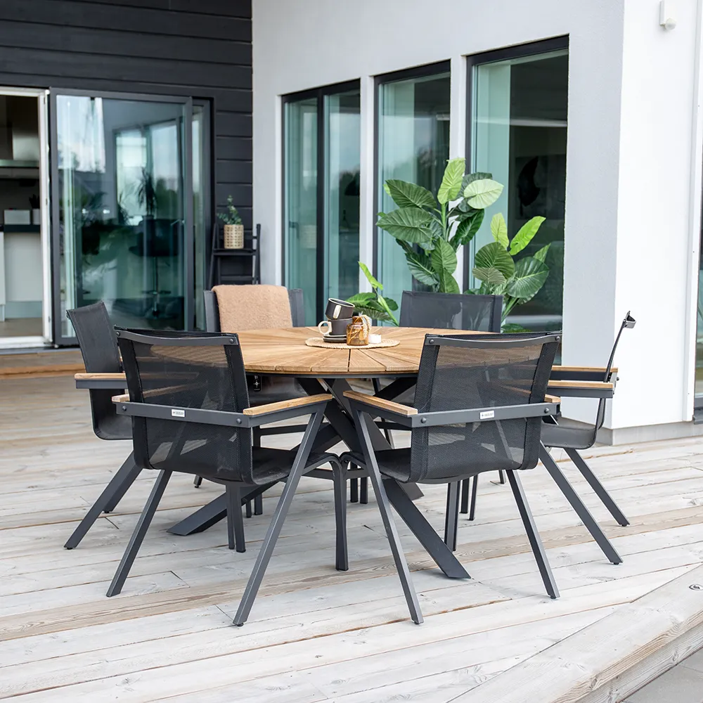 Mexico spisebordsstol sort 6-pak