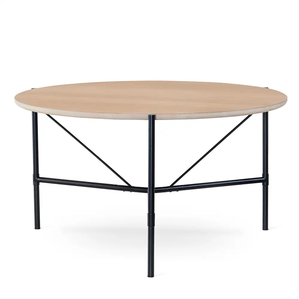 Ale spisebord 135 cm hvidolieret eg