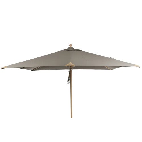 Como træparasol 3x3 m/taupe