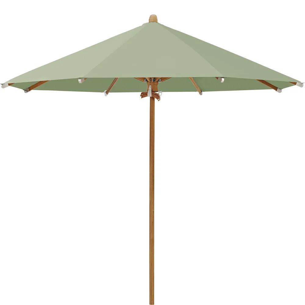 Glatz Teakwood parasol 300 cm Kat.5 579 Pistacchio