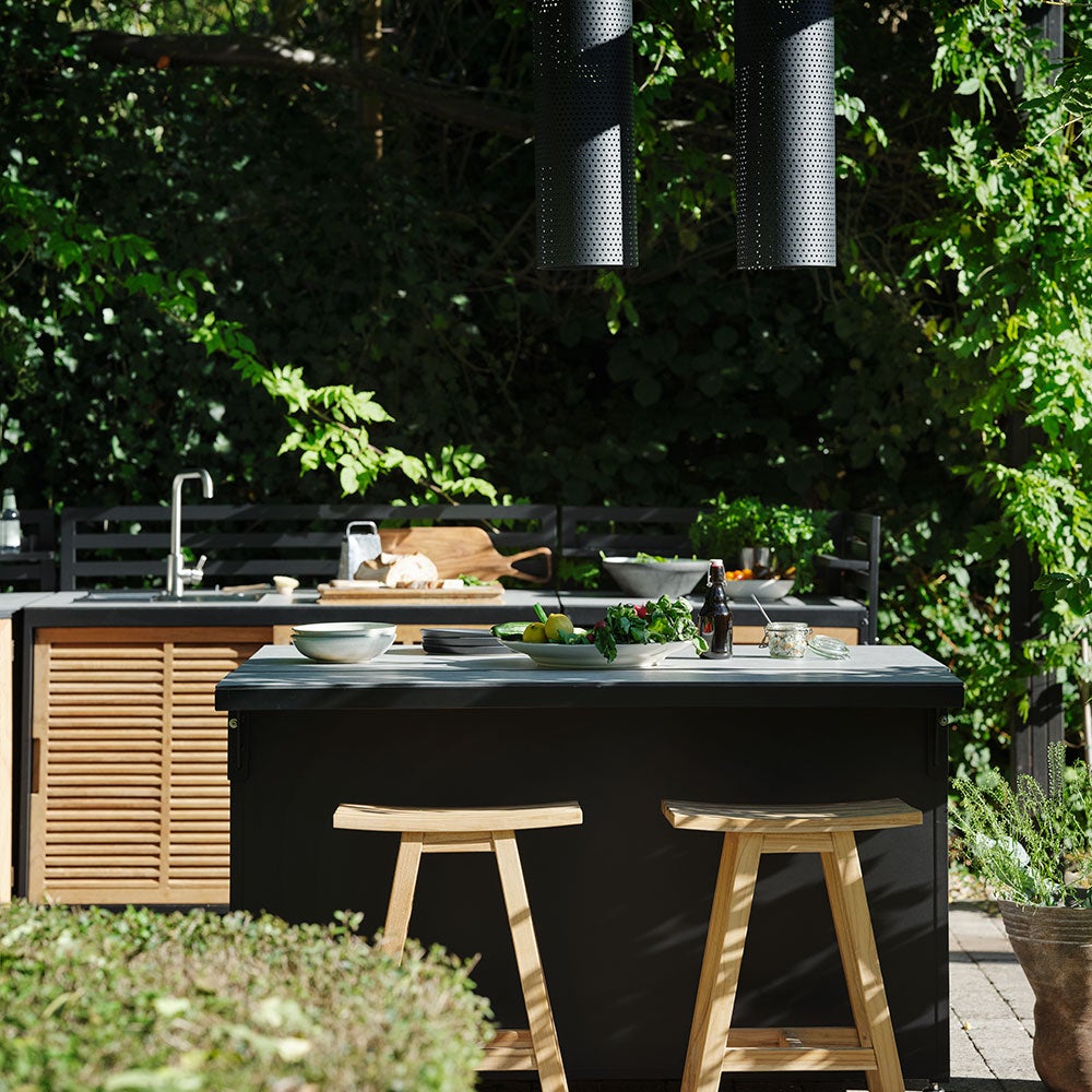 Fornax Køkkendel Stor Sort/Grå Brafab