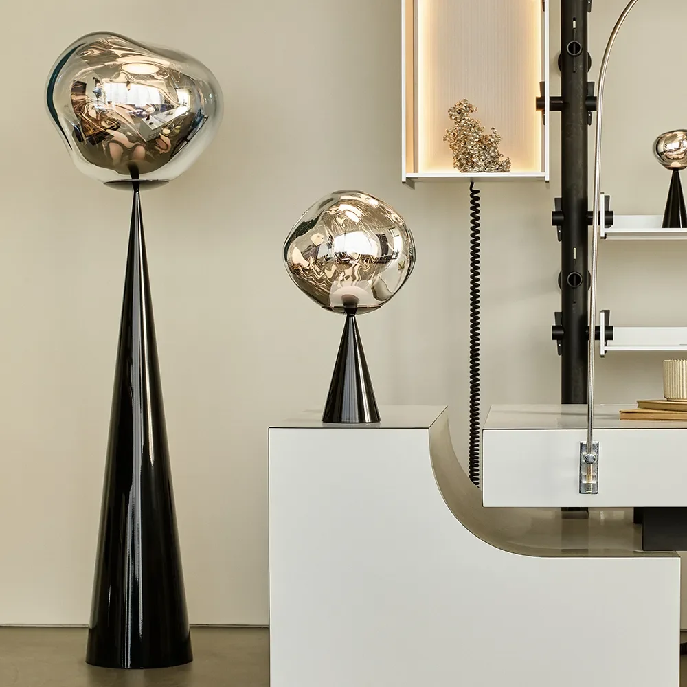 MeltBordlampe Silver LED