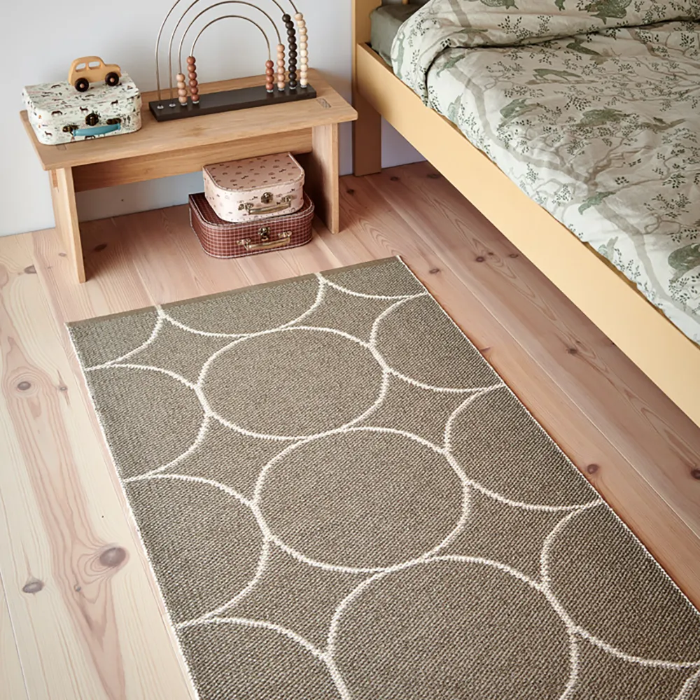 Boo tæppe 70x100 cm dark linen / vanilla 