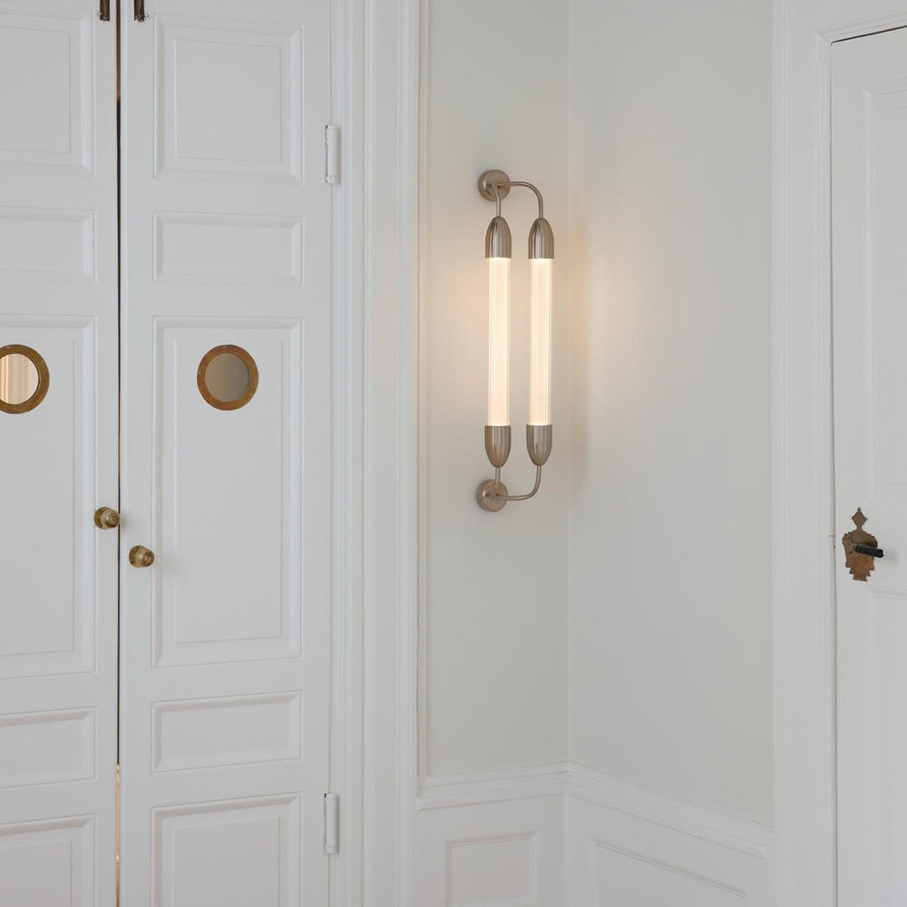 Lemon Squeeze væglampe dobbelt 77 cm messing