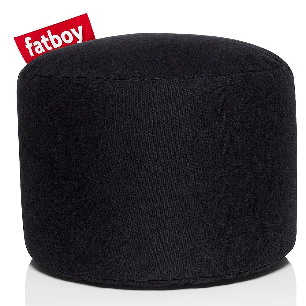 Fatboy, Point stonewashed pouf black billede
