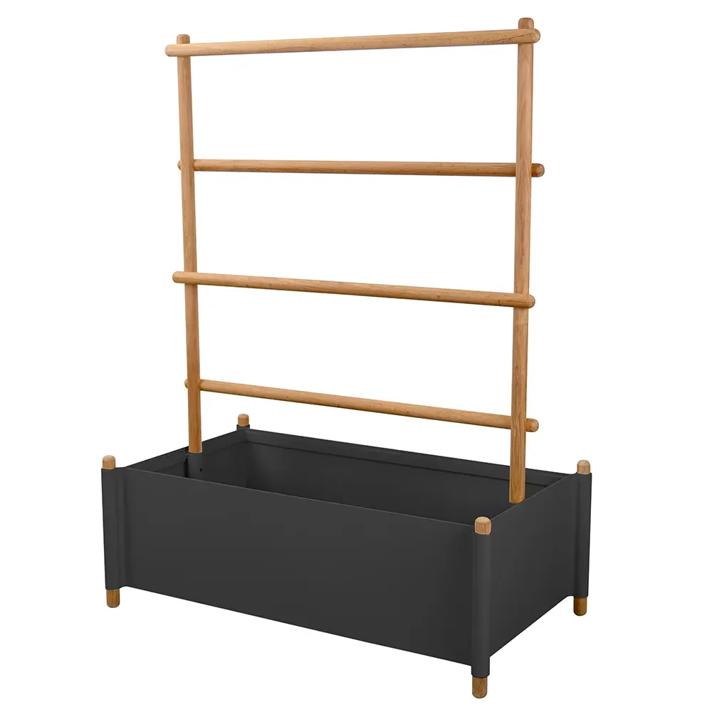 Cane-line, Sticks planter 103x58 cm med stativ Teak/Grey