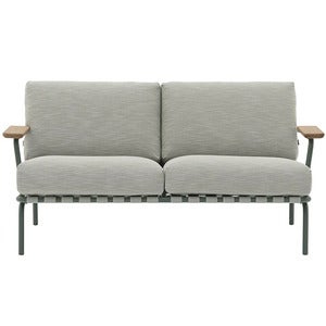 Settle 2-personers sofa Ribbed Weave 2/Dark Green 