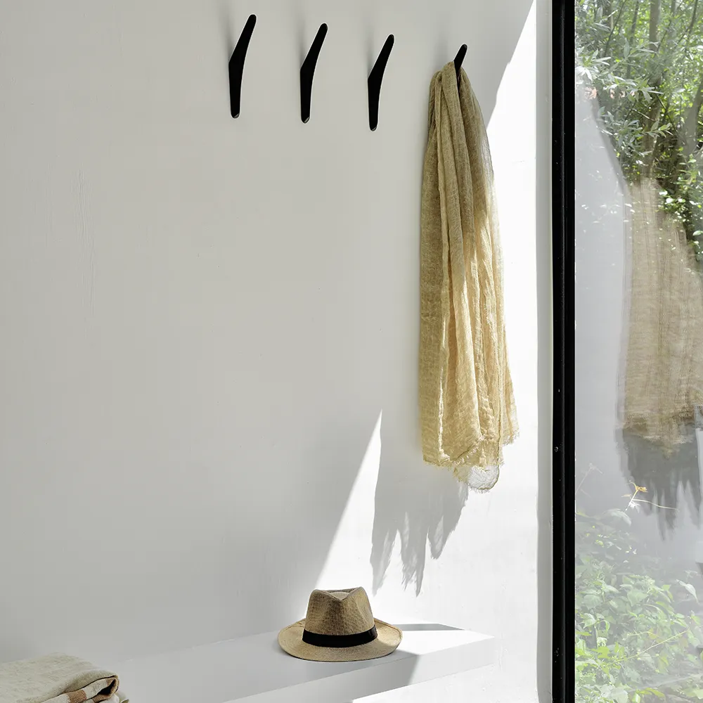  PI bøjle væg lakeret mørkebrun mahogni