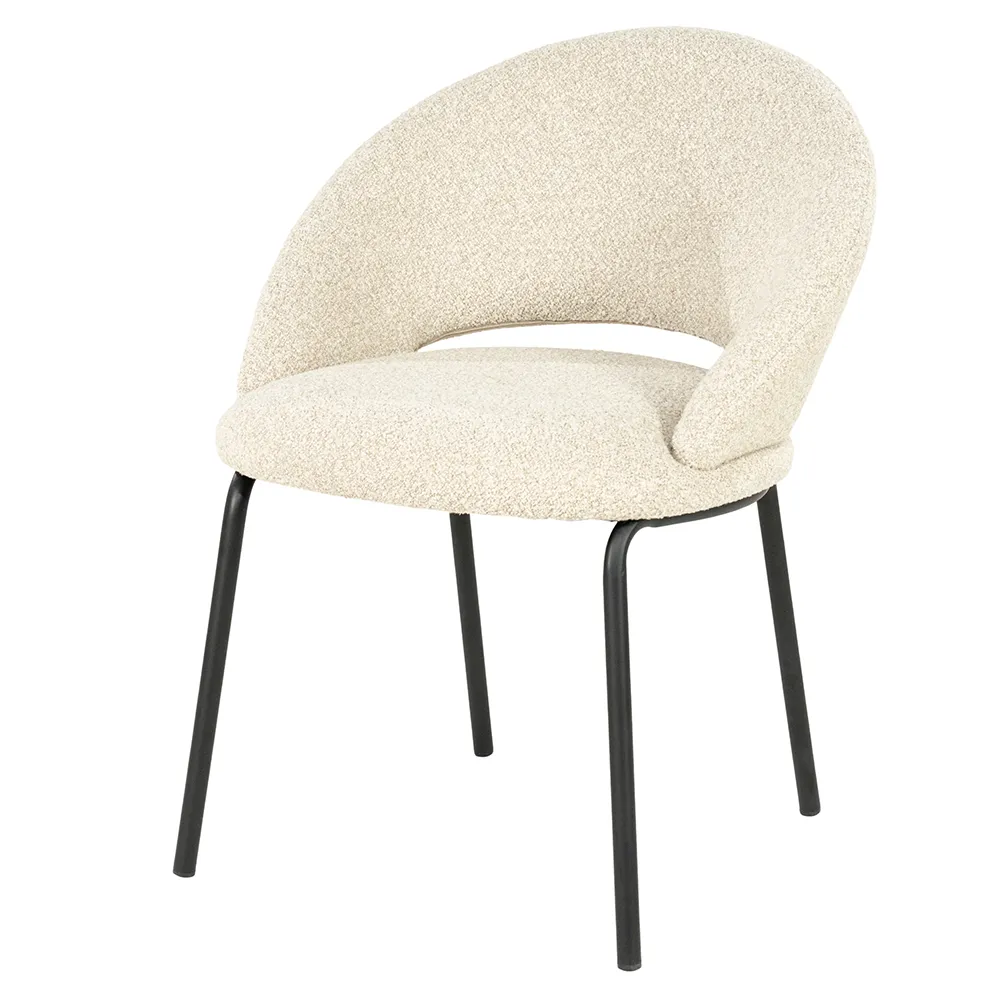Spisebordsstol Nido Beige med armlæn
