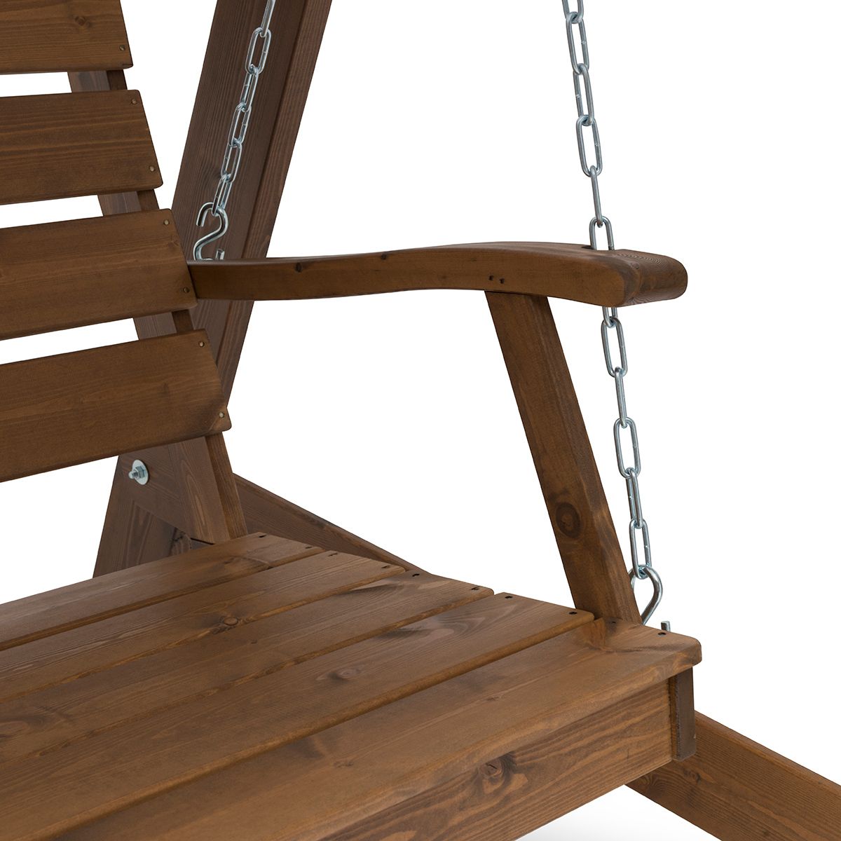 Dalom hængesofa brun fyrretræ 