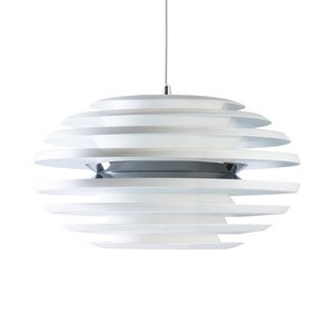 Ellipse pendel D500 Mat hvid/krom