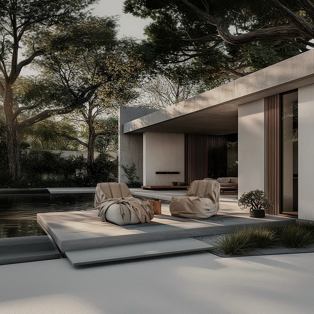 Lounge Chair Outdoor Cover - Sand