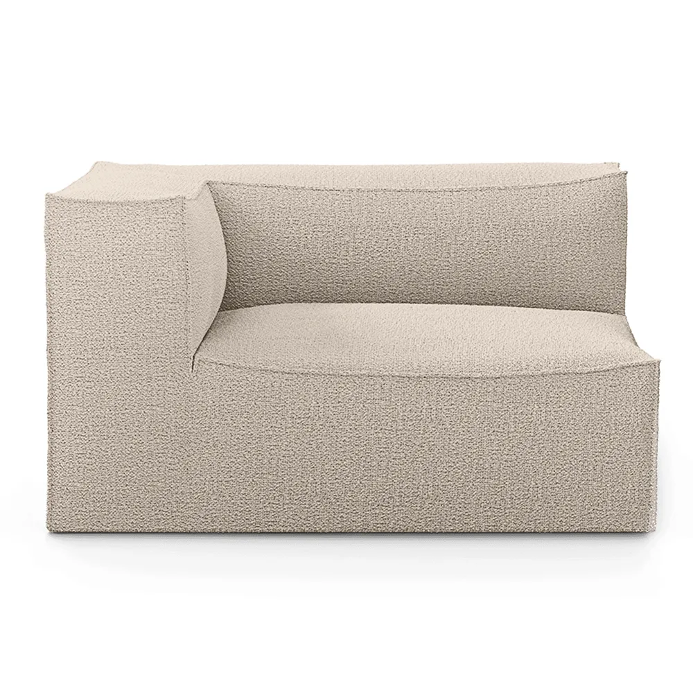 Ferm Living, Catena Sofa Armrest Left L400 - Wool Boucle - Natural