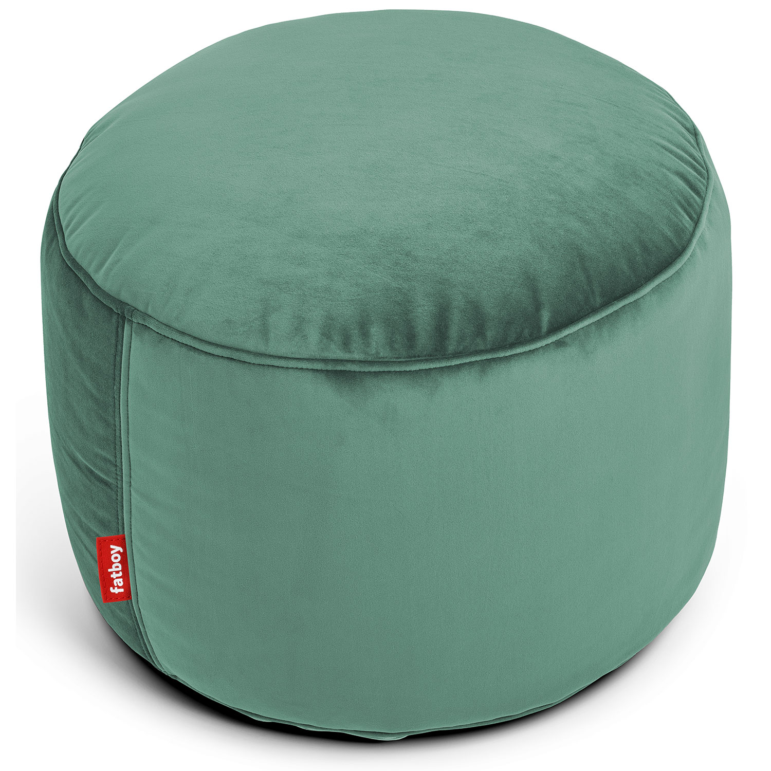 Fatboy Point velvet recycled pouf sage