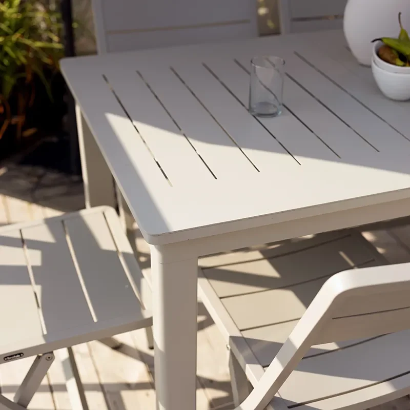 Lomma spisebord 80x132-192 cm Light grey