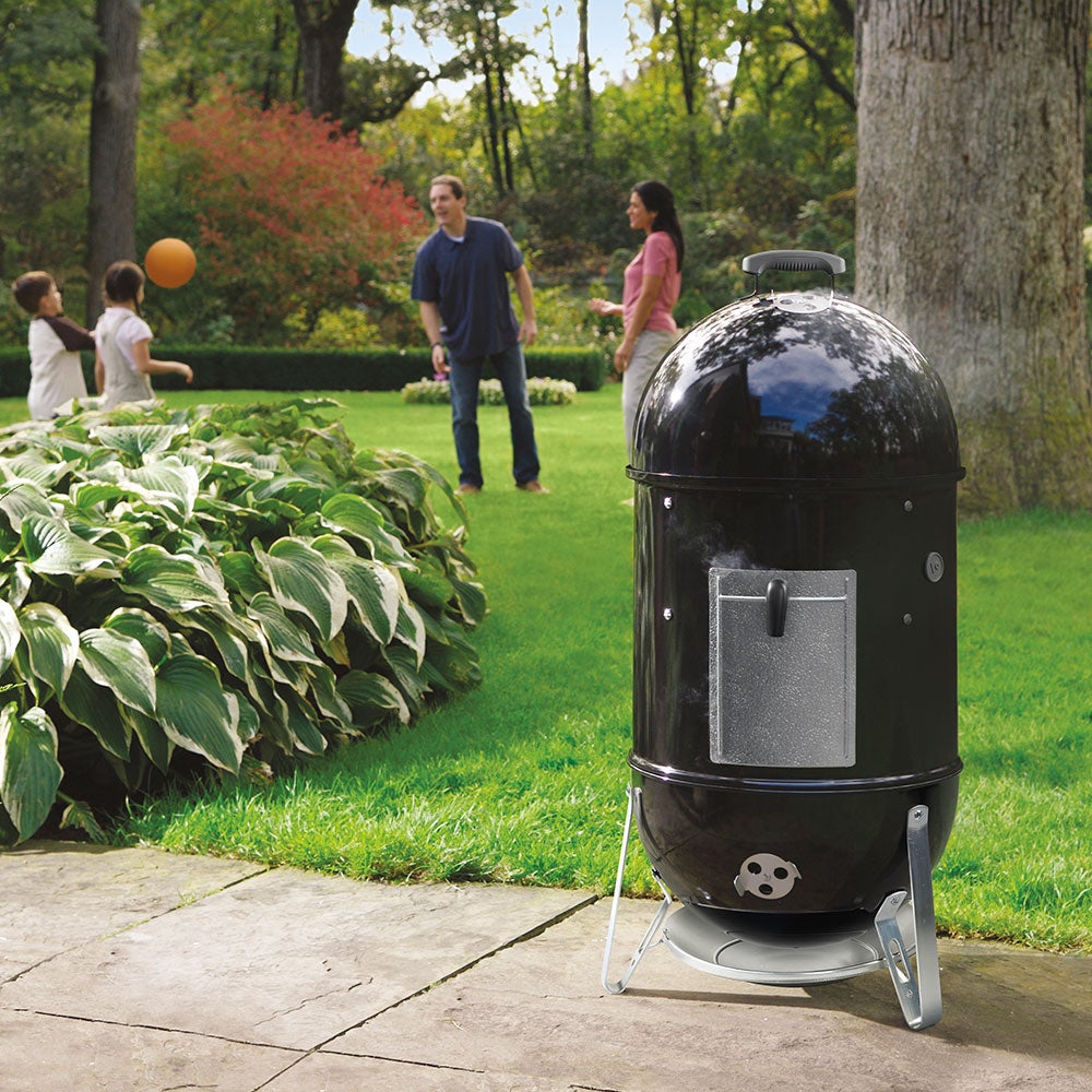 Smokey Mountain Cooker 47 cm Sort Støbejern Weber