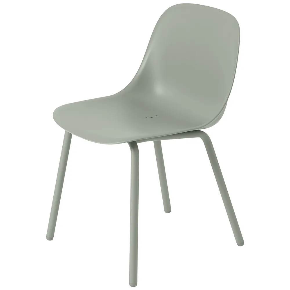 Muuto, Fiber Outdoor Spisebordsstol Dusty Green