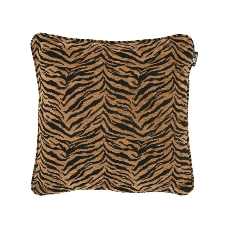 By-Boo, Fauve 45x45 cm 45x45x12 cm Polyester Brown Black