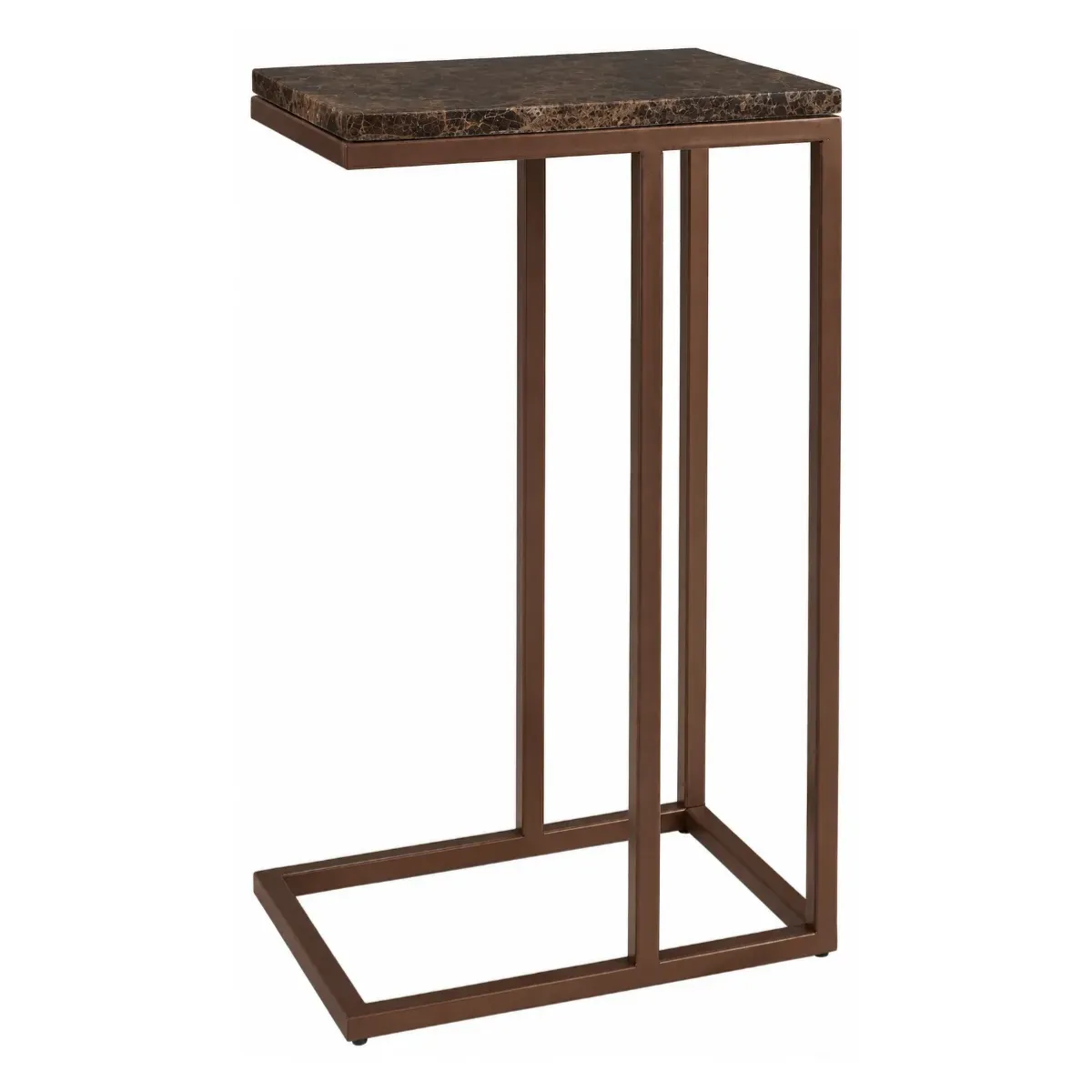 Artwood, Sidebord i Marmor Taro Slim Dark brown