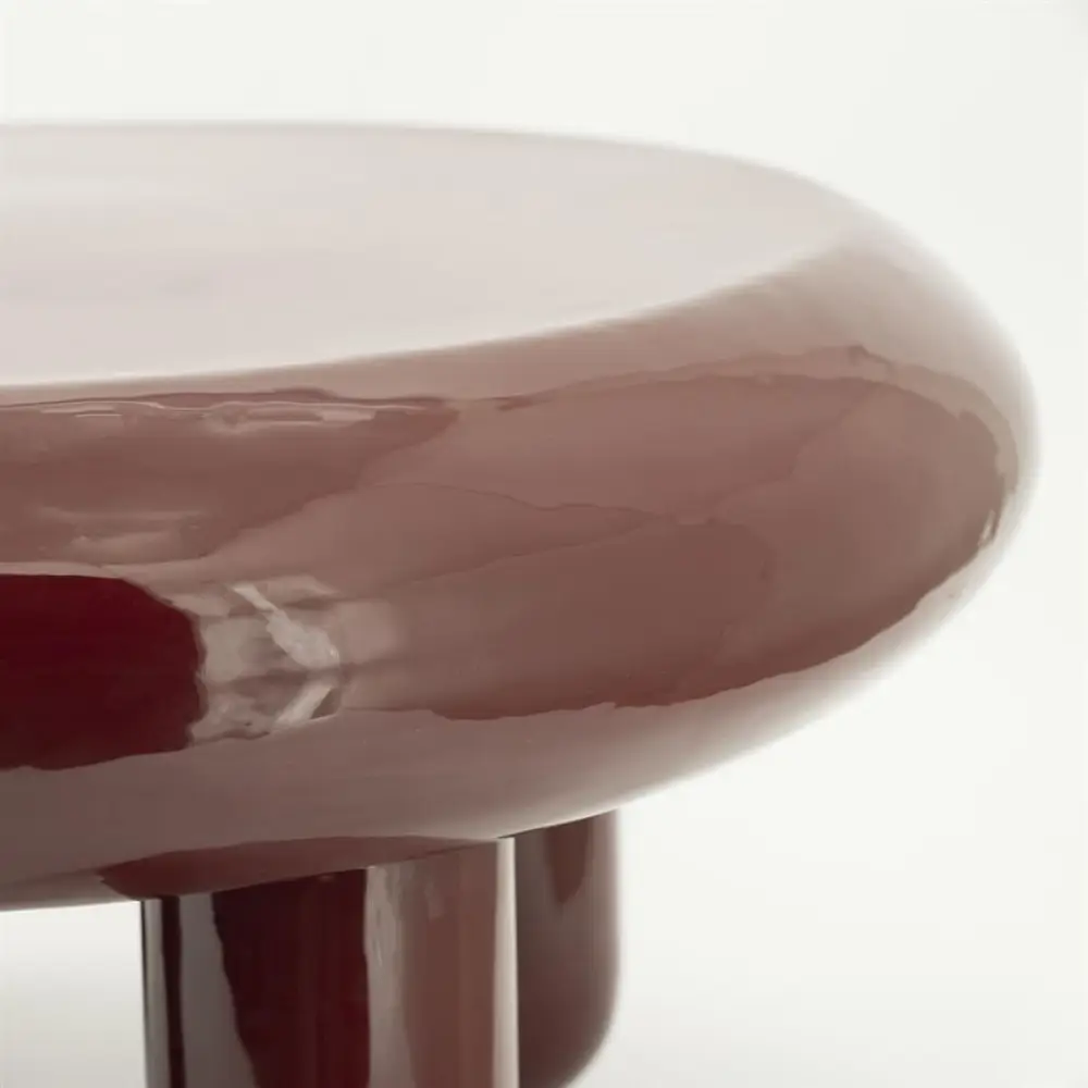 Balloon Sofabord - burgundy 70x70x35 cm