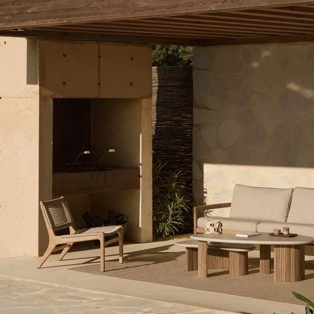 Boomerang outdoor Sofabord 90x61 cm