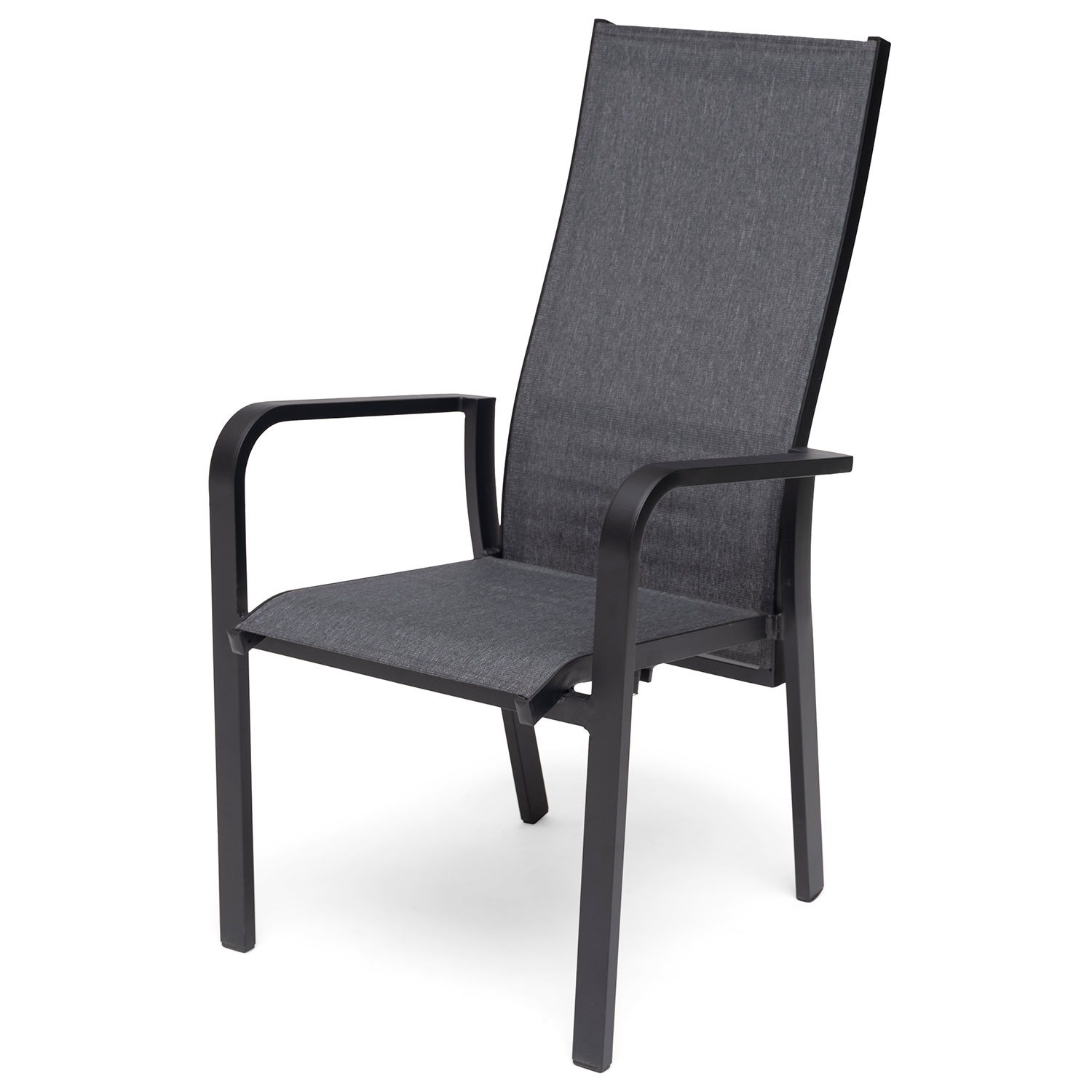 Hillerstorp Hånge positionsstol i sort/grå textilene
